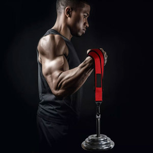 High Quality Neoprene Workout Wear <b>Adjustable</b> Weightlifting <b>Straps</b> with Custom Logo Wholesale Fitness Equipment Safety Features - Product Image 4