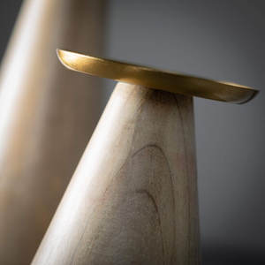 Pedestales de portavelas de Madera hechos a mano de calidad superior del fabricante de confianza, último diseño para el hogar, venta al por mayor de Navidad - Product Image 3