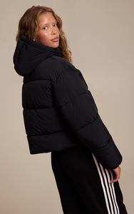 Manteau d'hiver matelassé en toile tricotée pour femmes, décontracté et tendance, grande taille, pour femmes - Product Image 2