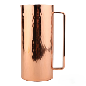 เหยือกน้ำโลหะทองแดงเคลือบเงาใช้ในร้านอาหารบ้านและโรงแรม - Product Image 1