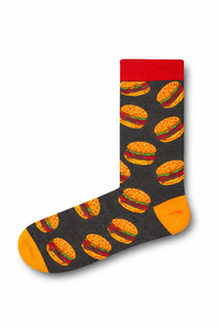 Chaussettes fantaisie de haute qualité avec motifs personnalisés, chaussettes en coton unisexes pour la vente au détail et la distribution en gros, prix d'usine bas - Product Image 2