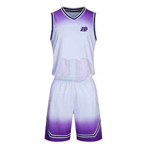 Tenues de basketball avec taille élastique, tissu respirant, évacuant l'humidité et léger pour les équipes professionnelles adultes - Product Image 2