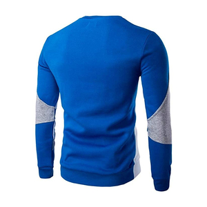 เสื้อกีฬาสไตล์ใหม่ 2025 สีพื้น ผ้าฟลีซ แขนยาว เป็นมิตรกับสิ่งแวดล้อม คุณภาพสูง ผลิตจากผ้าฝ้ายผสมโพลีเอสเตอร์ ระบายอากาศได้ดี สำหรับผู้ชาย รับสั่งทำตามแบบ - Product Image 2