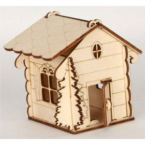 Panier cadeau en contreplaqué de bouleau découpé au laser avec bord festonné | Kit d'artisanat bricolage petit seau de stockage en bois boîte découpée au laser à la main en gros - Product Image 6