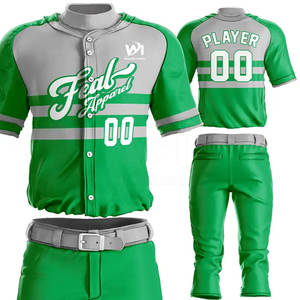 Uniforme de Béisbol en Oferta, Precio Razonable, Diseña Tu Propio Logotipo, Uniforme de Béisbol Unisex - Product Image 4