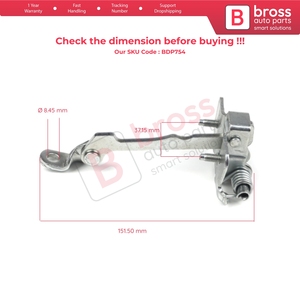 BDP754 Front Door <b>Hinge</b> Stop Check <b>Strap</b> Limiter for Laguna MK1 X56 1993-2001 7700424784 - Product Image 5