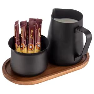 Excelente DISEÑO DE ACERO INOXIDABLE Creamer & Lid Sugar Bowl Set Gran venta High Tea Sugar and Milk Pot Creamer Designer Handle - Product Image 5
