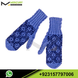 Vente en gros, gants chauds d'hiver, couleur unie, laine tricotée, haute qualité, personnalisés, nouvel arrivage, gants d'hiver - Product Image 6