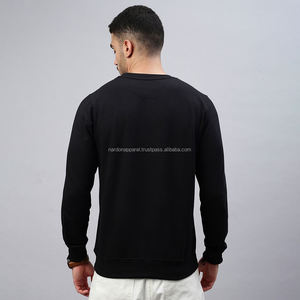 Nardon Apparel Sweatshirts personnalisés pour hommes 100% coton Pull rabattu avec impression numérique Broderie teinte unie pour l'hiver - Product Image 2