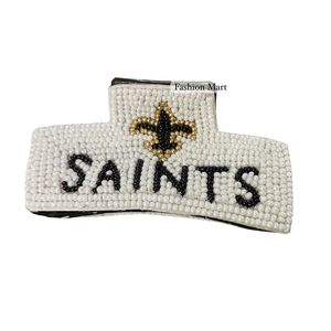 Fashion Mart Luxury Handcrafted Beaded Claw Clip personalizado Houston Astros Back to School Accesorio para el cabello - Product Image 6