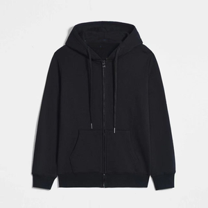 KICK MASTER Chaqueta con capucha y cremallera de algodón 100% para hombre Diseñador Estilo vintage Ropa de invierno de alta calidad Impresión digital sólida al por mayor - Product Image 3