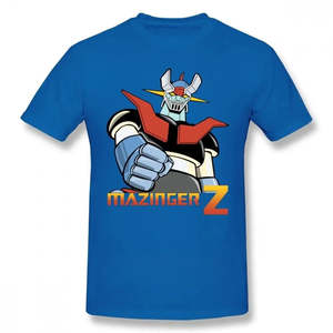 Camiseta de Hombre Mazinger Z Robot, 100% Algodón Jersey, Diseño Sólido, Peso Pesado 300gsm, Camisetas Estampadas - Product Image 6