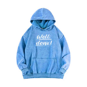 เสื้อมีฮู้ดสำหรับผู้ชายขนาดใหญ่พิเศษ350แบบสวมหัวผ้าฝ้ายซักกรดพร้อมดีไซน์โลโก้ที่พิมพ์หน้าจอ - Product Image 3