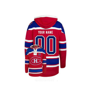 Sudadera con Capucha de Hockey sobre Hielo Personalizada, Diseño Sublimado, Sudadera Holgada Juvenil con Cuello de Encaje para Hombre - Product Image 6