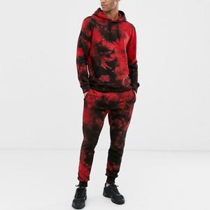 Men's <b>Tie</b> <b>Dye</b> Tracksuit Hooded Full Sleeve <b>Sweatshirt</b> Pants Set Winter Streetwear Sport Suit Gradient Color Pattern Side Pockets - Product Image 6