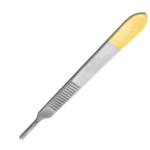 Poignée de scalpel chirurgical de haute qualité Conception ergonomique pour un contrôle maximal et un effort minimal pour une utilisation médicale et de loisirs en acier - Product Image 4