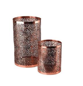 Portavelas de hierro hecho a mano Color personalizado Irregular Fancy Table Top Design Venta al por mayor Material de metal de bajo precio - Product Image 2