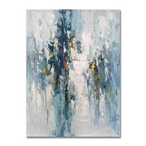 Gradiente moderno sogni blu azzurro astratta arte della parete - Product Image 6