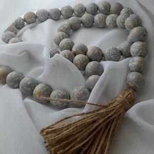 Vente chaude Élégant Résine Perle Guirlande De Luxe En Bois pour La Décoration Intérieure Élégante Guirlande En Bois pour Salon Décor - Product Image 1