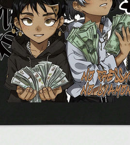 Moda hombre personalizado DTG DTF impreso camisetas Streetwear gráfico Casual algodón verano manga corta elegante Tops - Product Image 6