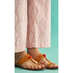 ชุดเดซี่พิมพ์ลาย Daisy VOL 3บล็อกมือผู้หญิงมีฝุ่นสีชมพู kurta ตัดตรง2ชิ้น - Product Image 2