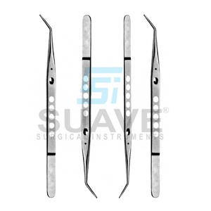 Instruments dentaires chirurgicaux dentelés pince à épiler dentaire en acier inoxydable outil de nettoyage de soins bucco-dentaires par SUAVE INSTRUMENTS SURGICAUX - Product Image 2