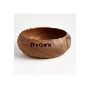 Bol de service en bois de qualité supérieure pour soupes, salades et chocolats, au meilleur prix - Product Image 1