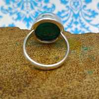 Turquoise 925 Sterling Silver Bijoux Faits À La Main Bagues Fines Turquoise Gemme Forme Ovale Cabochon Pierre Anneau
