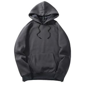 2025 tamaño moda sudaderas con capucha coloridas para hombres espesar 100% algodón sudaderas invierno Streetwear sólido polar hombre Hoody Hip Hop - Product Image 2