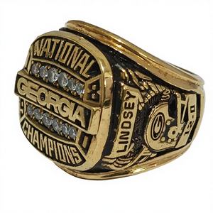 Anillo de Campeonato Personalizado de Acero Inoxidable |   Anillo Deportivo Personalizado Moderno - Product Image 3