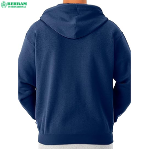 Sweat-shirts pour hommes 2024, à fermeture éclair, confortables, en molleton de coton, en tissu éponge français, respirants, à séchage rapide, brodés, coupe classique, nouveaux - Product Image 3