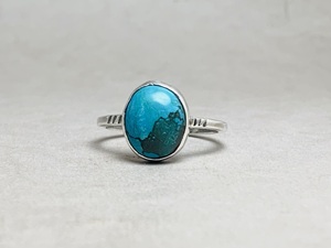Anillo de Plata de Ley 925 único, anillo de piedras preciosas de turquesa, joyería de plata de ley 925, venta al por mayor, anillo de estilo gitano de plata - Product Image 3
