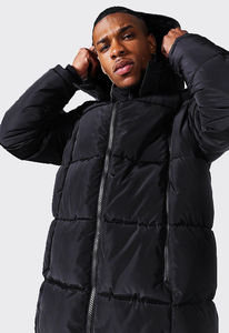 Offre Spéciale avec logo personnalisé Veste longue en duvet à bulles pour hommes Manteau long chaud d'hiver pour hommes Veste matelassée à fermeture éclair - Product Image 4