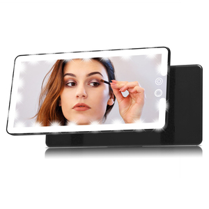 Detable phụ kiện nội thất xe shatterproof HD Sun <span class=keywords><strong>Visor</strong></span> Vanity gương với LED ánh sáng xe gắn gương trang điểm - Product Image 1