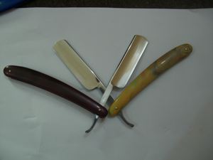 Navaja de Afeitar Clásica Profesional para Barbería, Afeitado Listo para Usar, con Hojas de Acero con Alto Contenido de Carbono de un Solo Filo, Plateada, con Logotipo Personalizado - Product Image 5