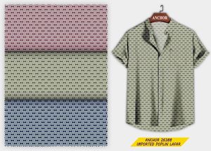 เสื้อเชิ้ตผ้าคอตตอนแขนครึ่งแห้งเร็วสำหรับผู้ชายเสื้อคอจีนลายดอกไม้ผ้าฝ้าย100% ต่อต้านริ้วรอยระบายอากาศเป็นมิตรกับสิ่งแวดล้อม - Product Image 2