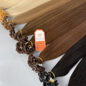 Extensions de cheveux humains 100% vierges de qualité russe, double trame, pointe plate, cheveux naturels du Vietnam - Product Image 5