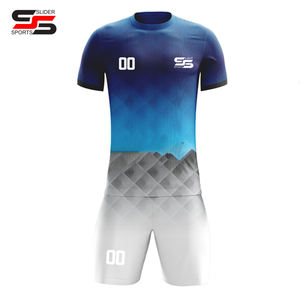 Ensembles d'uniformes de football Kit de maillot de football été hiver unisexe conception personnalisée usine vente en gros ensemble de football personnalisé - Product Image 1