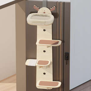Hot Sale Eco-Friendly Durable Modern <b>Wood</b> <b>Cat</b> Climbing Wall Shelf Steps Jump Platform Fun Play - Product Image 3