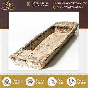 Plateau de service en bois de style vintage de haute qualité pour la décoration intérieure et les cadeaux de Noël Kamal Art and Craft Brand - Product Image 2