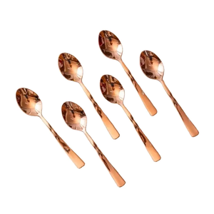 Cadeau de mariage royal ensemble de couverts en argent meilleure qualité en acier inoxydable 304 ensemble de couverts outils de cuisine ensemble de couverts de ménage - Product Image 4