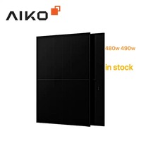 Modul ABC Efisiensi Tinggi AIKO AIKO NEOSTAR 2p MAH54Mw 2N MAH54Dw Panel Surya Kaca Tunggal Kaca Ganda 450W-470W