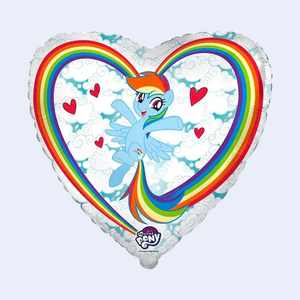 Ballon en aluminium My Little Pony 45 cm, décoration de fête, lot de 2 - Product Image 3