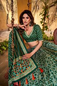 Attractive Look Perfect Partywear Designer Lehenga Choli with Beautiful Dupatta Designer Wedding Wear Lehenga Choli with Fancy - Product Image 4