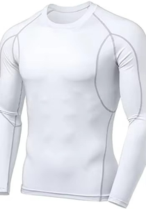 Custom Logo Manufacturer Sublimation <b>Printed</b> Bjj Rashguard Rash Guard Long Sleeve Mma Shirts For Men - Product Image 2