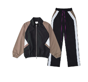 Conjunto Deportivo de Nailon de Alta Calidad, Personalizado, con Malla/Entrelazado, Traje de Jogging de Nailon y Poliéster, Chaqueta Cortavientos - Product Image 4