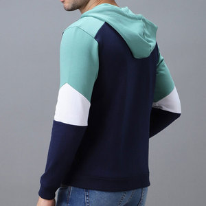 Windproof Cotton Made Men Short Zip Hoodies Customized Logo Quick Dry Basics Short Zip Hoodies - Product Image 3