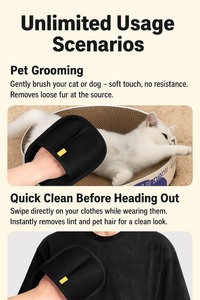 แปรงกำจัดขนสัตว์เลี้ยงแบบไฟฟ้าสถิตสำหรับทำความสะอาดบ้านถุงมือกำจัดขนสัตว์เลี้ยงแบบอเนกประสงค์สำหรับแมวและสุนัข - Product Image 6