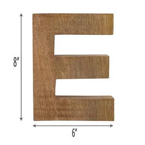 Handmade Wooden Alphabet Cutouts Custom Design Indian Wood Carving Letters for <b>Wall</b> Decor, Crafts, <b>Signage</b>, Personalized Gifts - Product Image 4