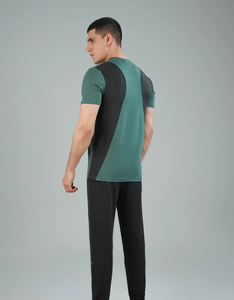 Ensemble athlétique vert moderne pour hommes Boostez vos performances Parfait pour la salle de sport et les activités de plein air - Product Image 3
